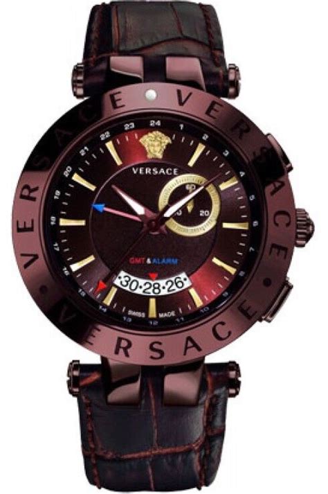 versace watch 29g v-race leather strap replacement|Versace watch repair near me.